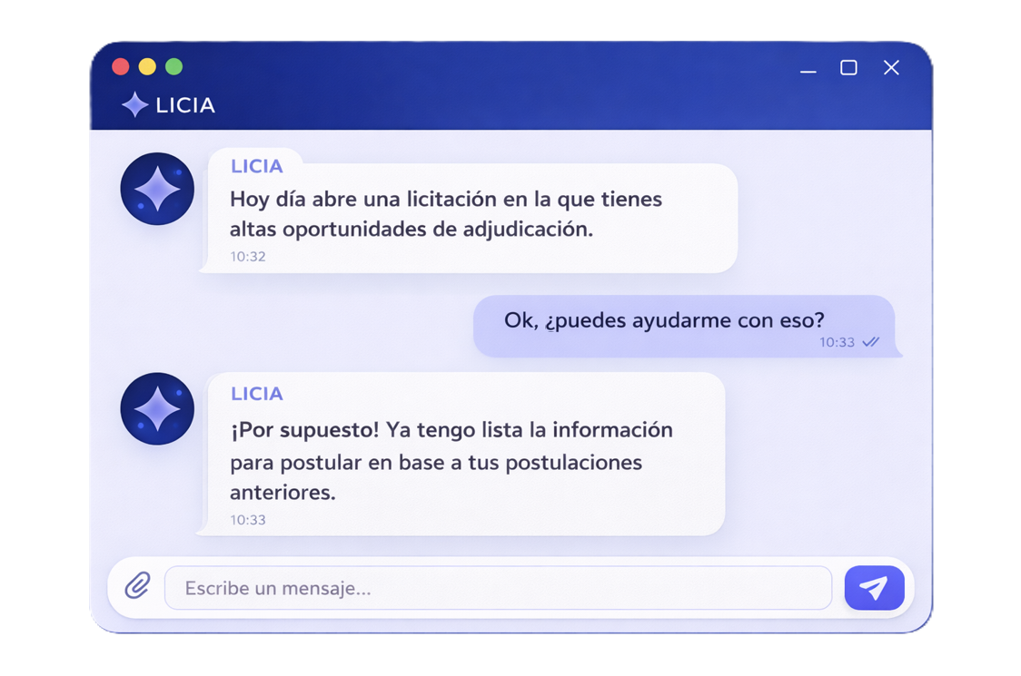 Plataforma LICIA – licitaciones con IA
